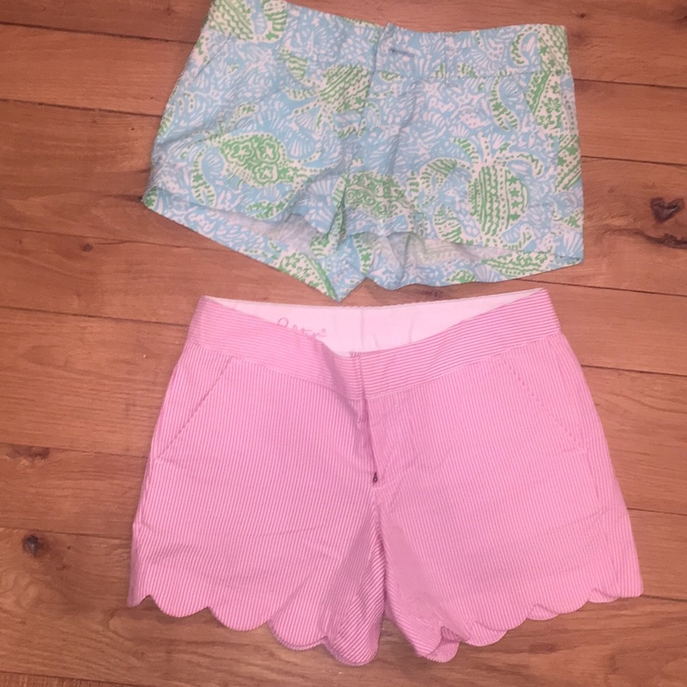 Lilly Pulitzer size 0 shorts bundle